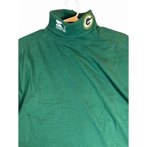 Vintage 90s Green Bay Packers Starter NFL Pro Line Turtleneck Shirt Men's L USA